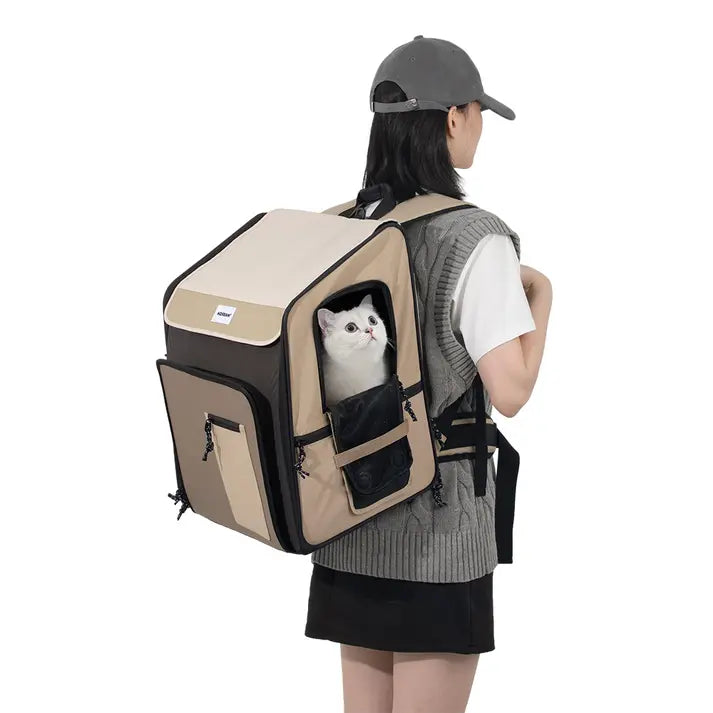 HiDREAM Expandable Multi Pet Backpack Carrier Outs Paw